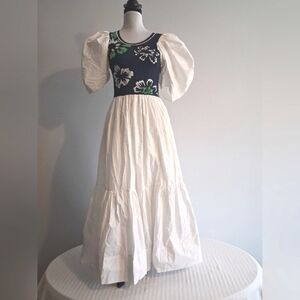 Tanya Taylor Maxi Dress Size Med